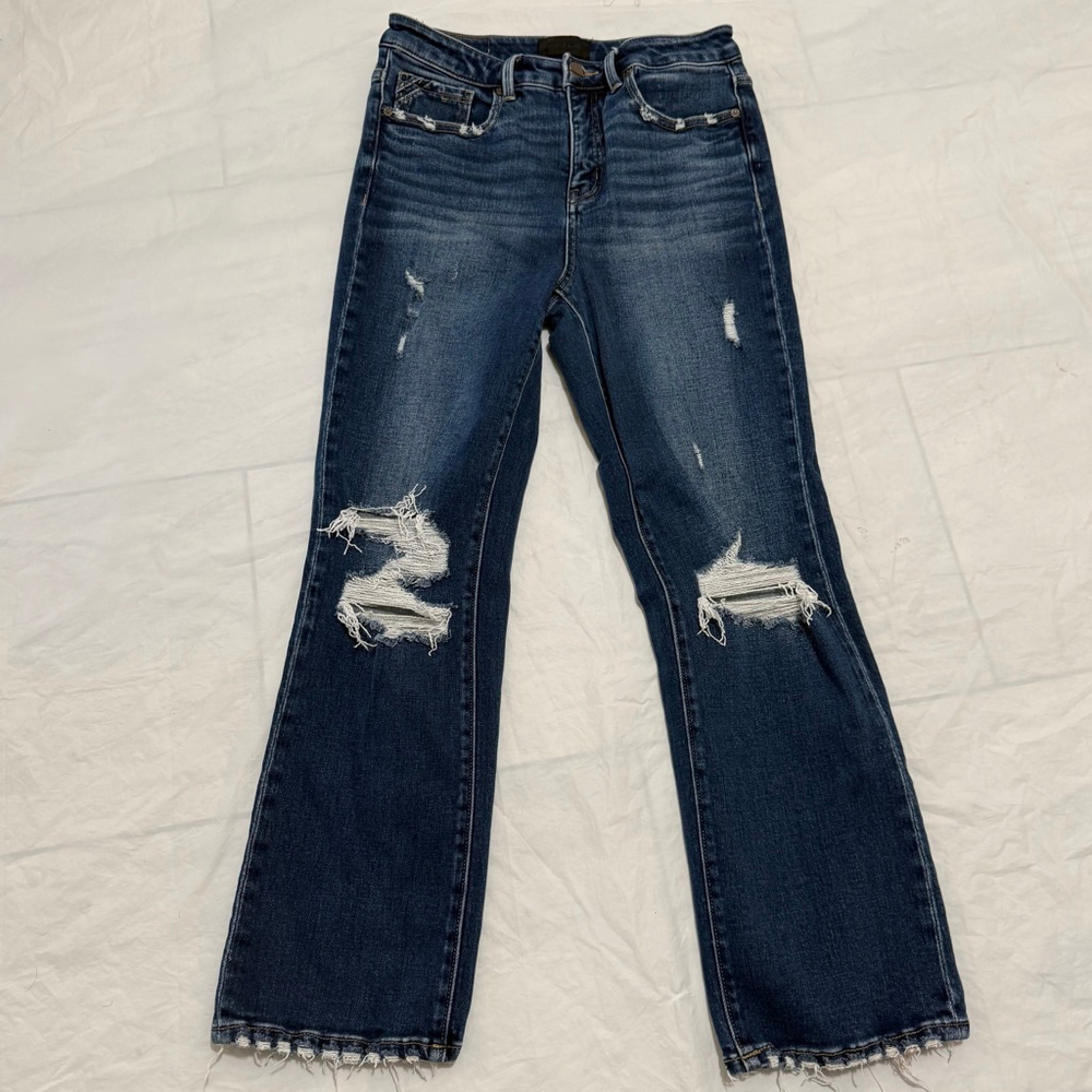 Buckle Black Fit No. 35 Cropped Straight Stretch Women’s Jeans Size 28x28